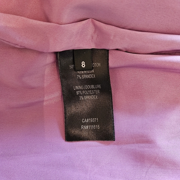 Robert Rodriguez Cocktail Sleeveless Classy Mini Dress Lilac Size 8. - Picture 16 of 16